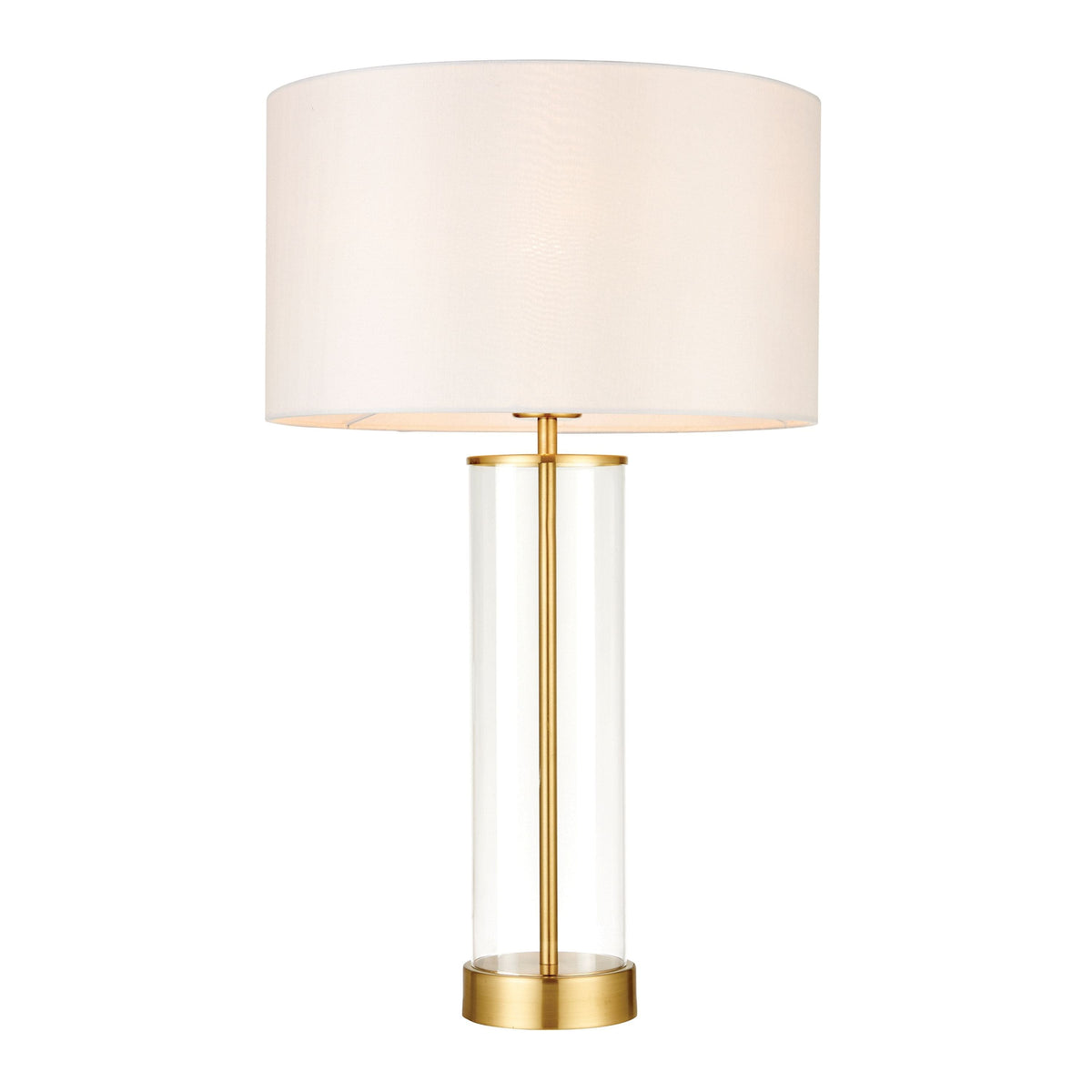 Cricket Table Lamp Brushed Brass.