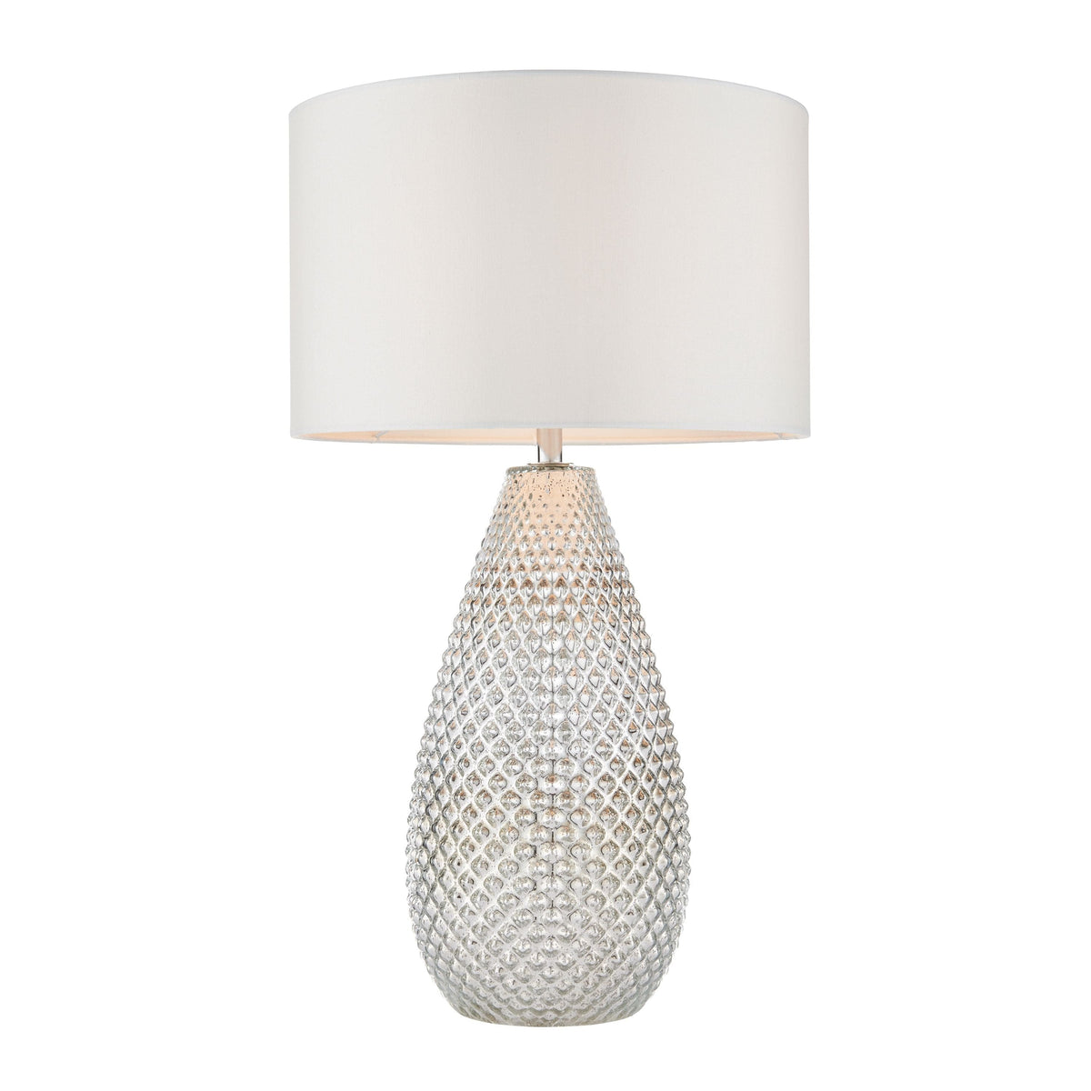 Croslands Table Lamp Silver Mercury.