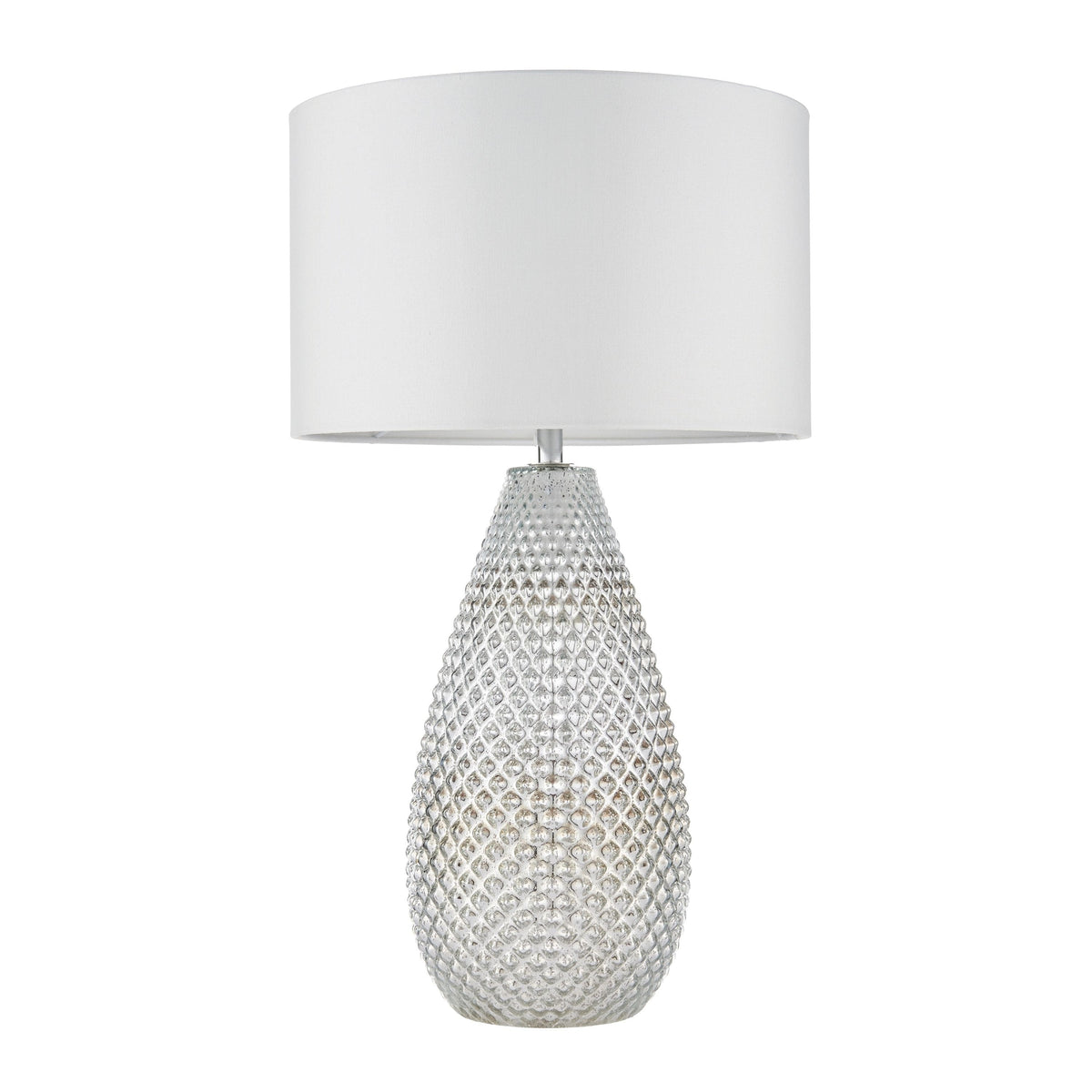 Croslands Table Lamp Silver Mercury.