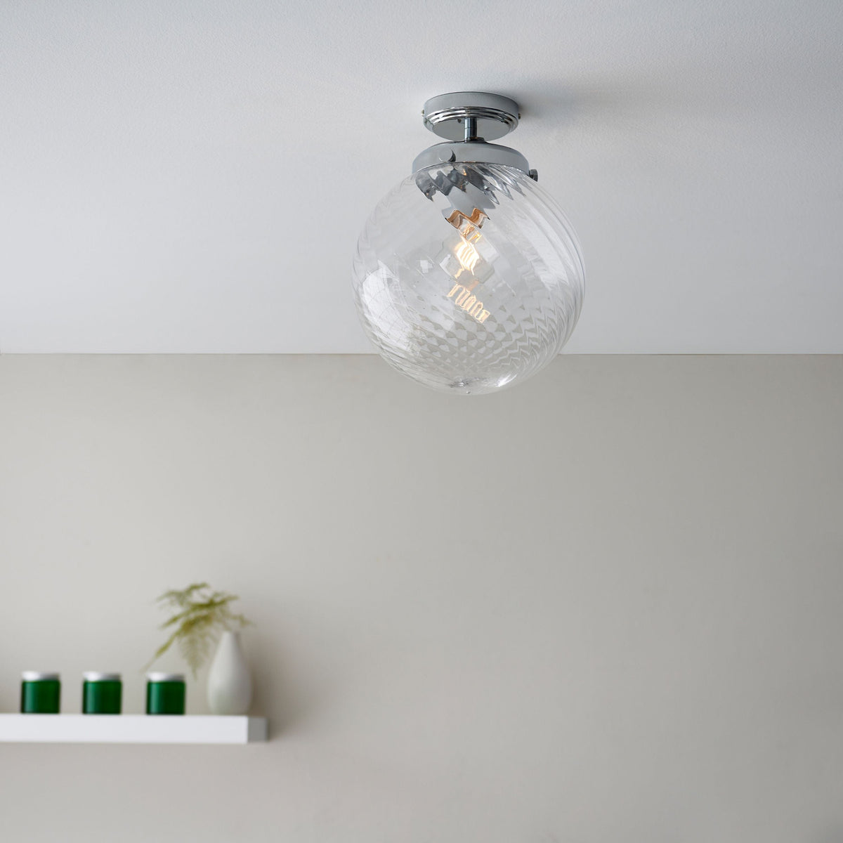 Doddycross Bathroom 1 Ceiling Light.