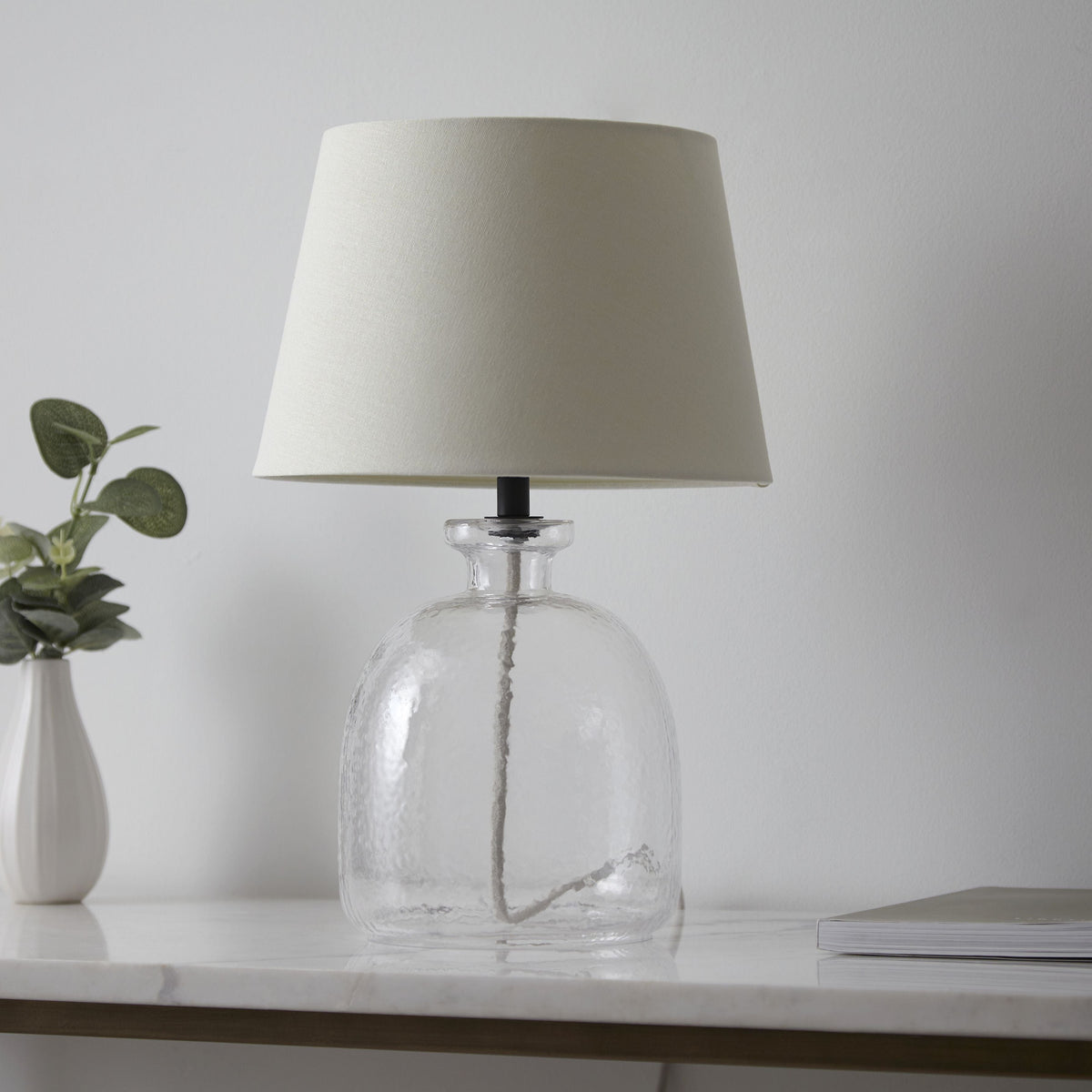 Eden Lamp - Clear/Ivory.