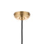 Bodhi Lighting Eltham 1 Pendant Light Brushed Aged Brass/Black House of Isabella UK