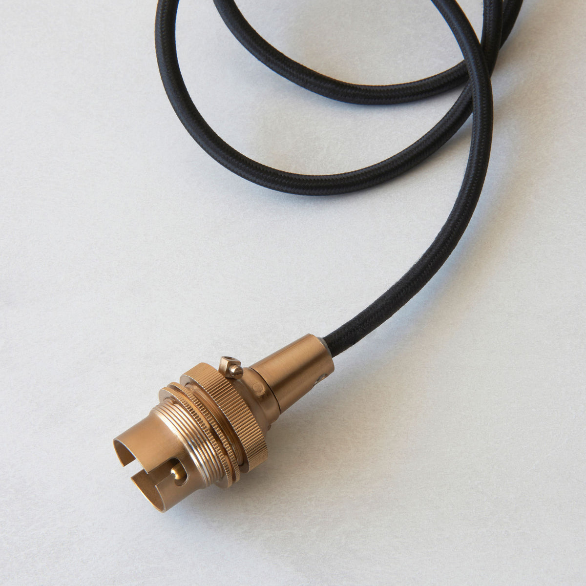 Bodhi Lighting Eltham 1 Pendant Light Brushed Aged Brass/Black House of Isabella UK