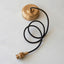 Bodhi Lighting Eltham 1 Pendant Light Brushed Aged Brass/Black House of Isabella UK