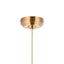 Bodhi Lighting Eltham 1 Pendant Light Brushed Aged Brass/Natural House of Isabella UK