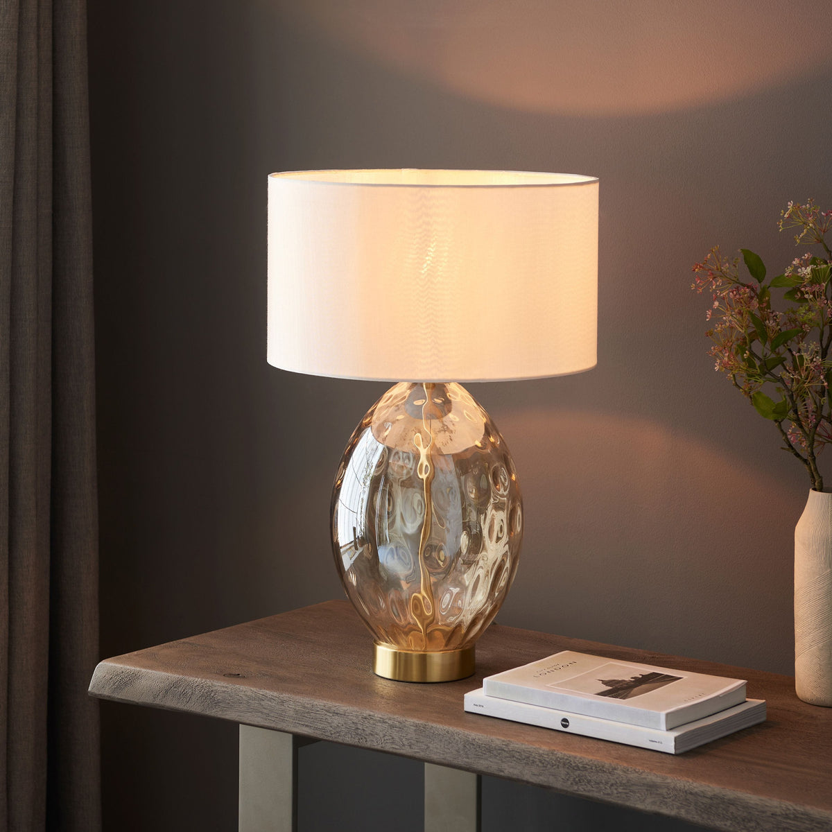 Bodhi Lighting Erin Dimple Table Lamp Champagne House of Isabella UK