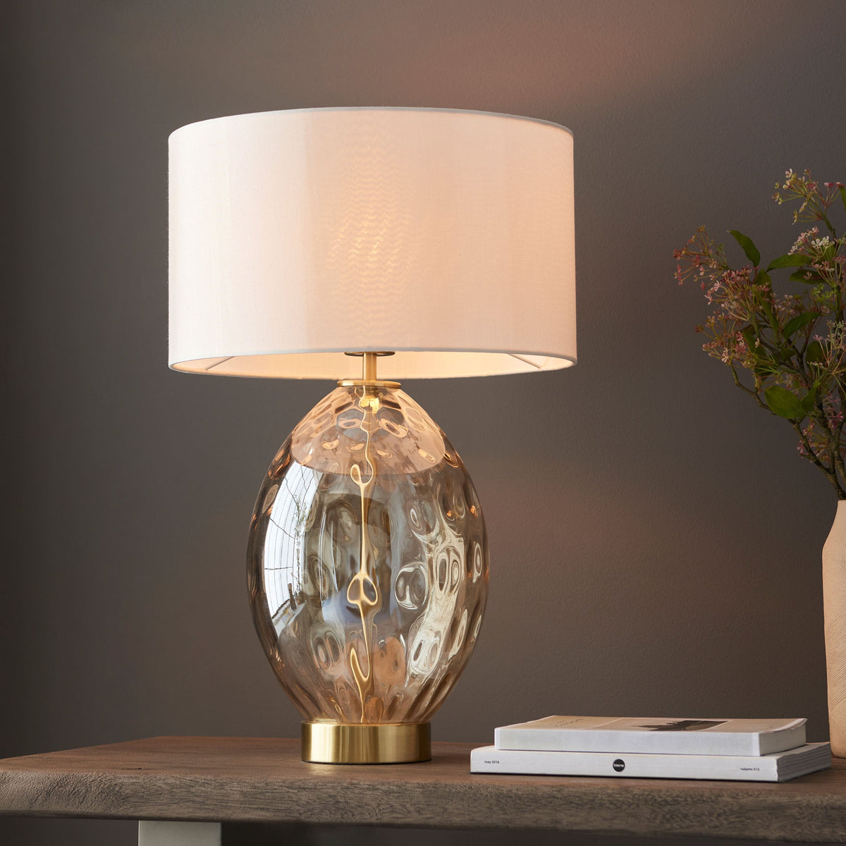 Bodhi Lighting Erin Dimple Table Lamp Champagne House of Isabella UK