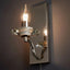 Bodhi Lighting Garland 1 Wall Light Polished Nickel House of Isabella UK
