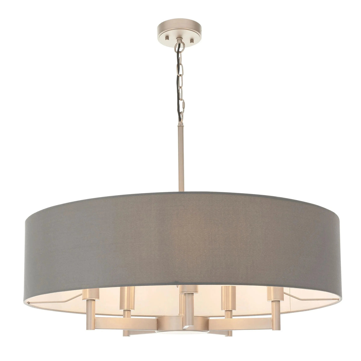 Bodhi Lighting Grande 5 Pendant Light Matt Nickel House of Isabella UK