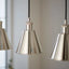 Halle 3 Linear Pendant Light Bright Nickel.
