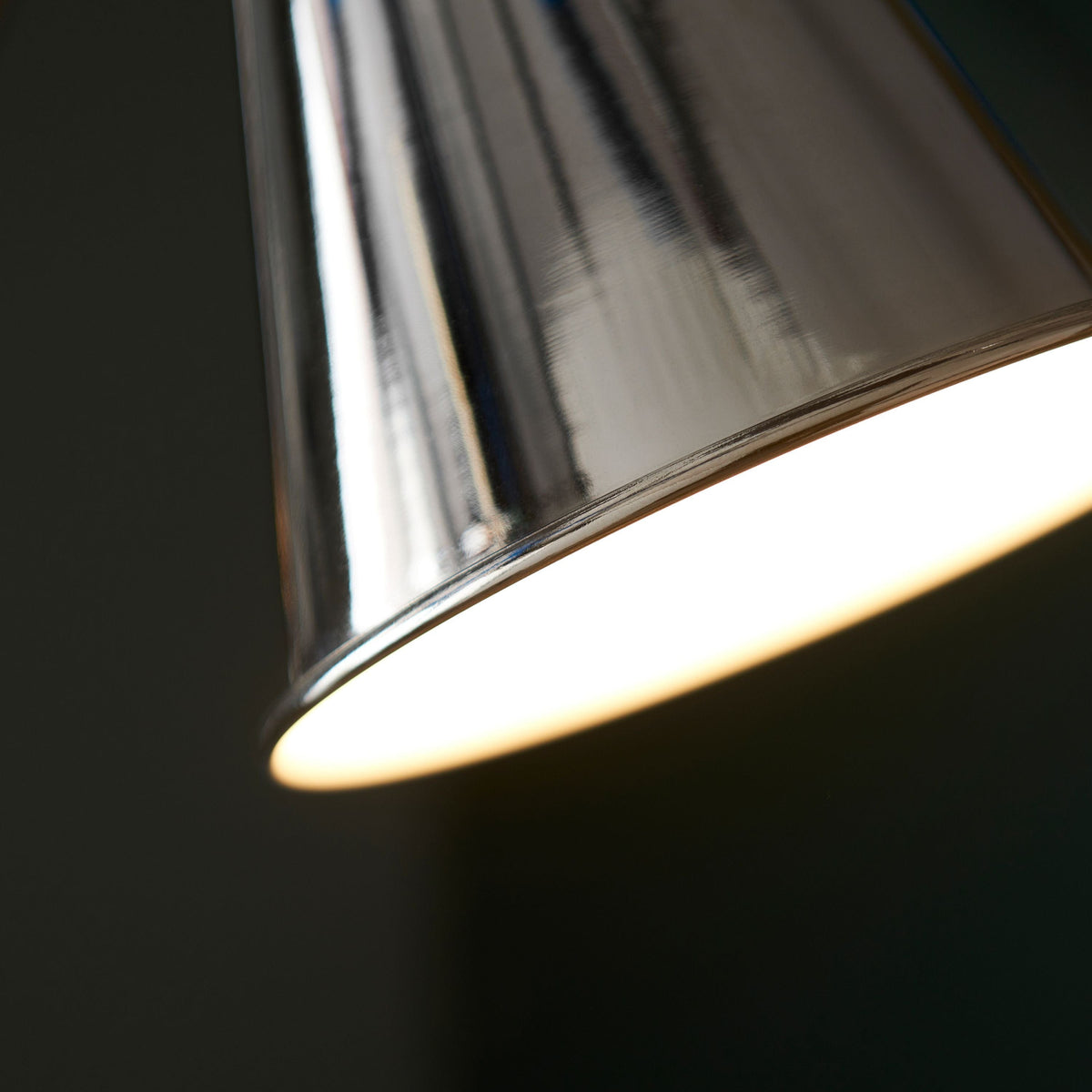 Halle Task Floor Lamp Bright Nickel.