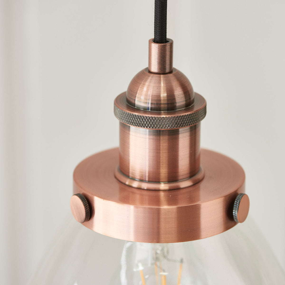Bodhi Lighting Handsom 1 Pendant Light Aged Copper House of Isabella UK