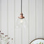 Bodhi Lighting Handsom 1 Pendant Light Aged Copper House of Isabella UK