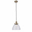 Handsom 1 Pendant Light Antique Brass.