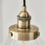 Handsom 1 Pendant Light Antique Brass.