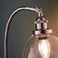 Handsom Table Lamp Bright Nickel.