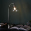 Handsom Table Lamp Bright Nickel.