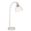 Handsom Table Lamp Bright Nickel.