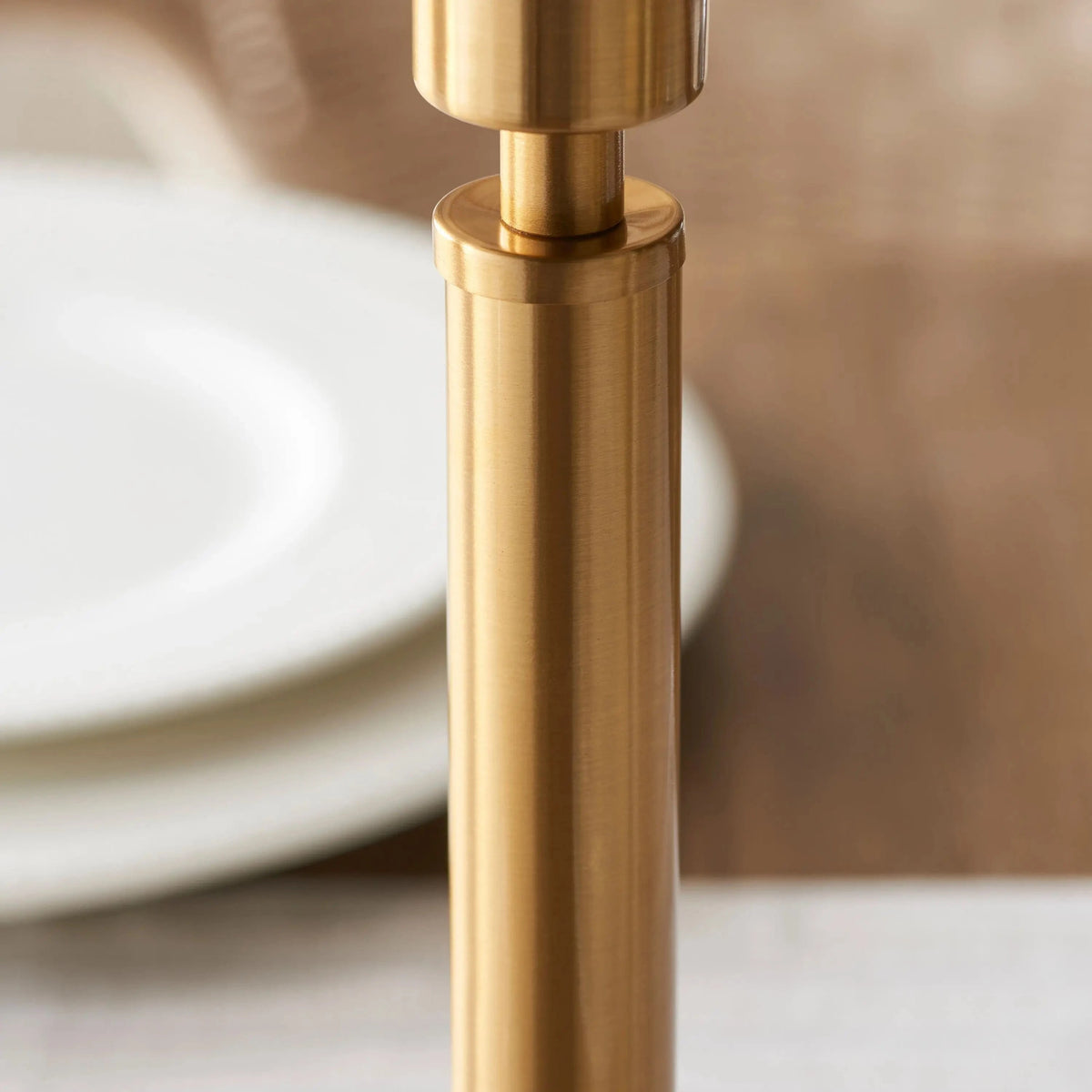Bodhi Lighting Heaton Rechargeable Table Lamp Base Brushed Brass House of Isabella UK