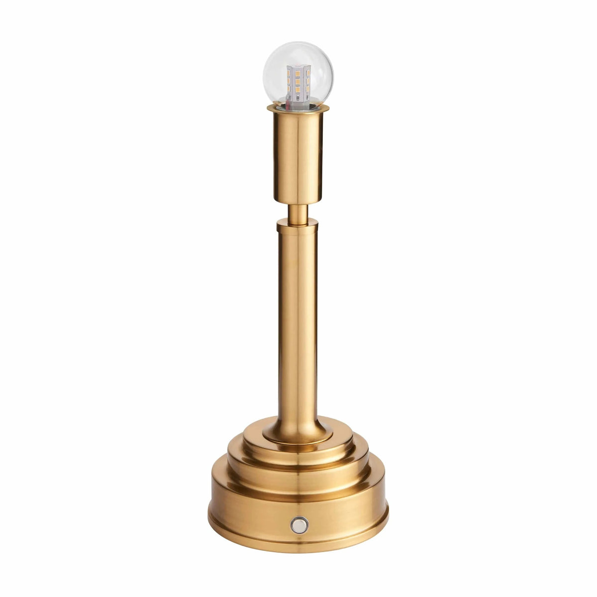 Bodhi Lighting Heaton Rechargeable Table Lamp Base Brushed Brass House of Isabella UK