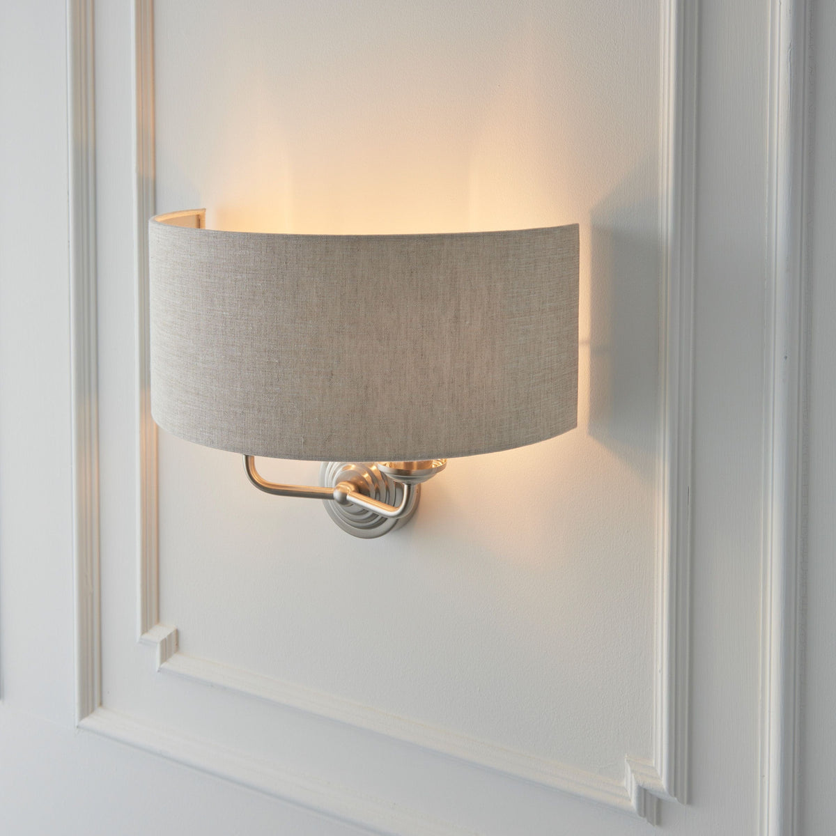 Bodhi Lighting Highclaire 2 Wall Light ChRoman & Natural House of Isabella UK