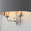 Bodhi Lighting Highclaire 2 Wall Light Nickel & Charcoal House of Isabella UK