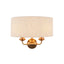 Bodhi Lighting Highclaire 2 Wall Light Vintage Brass House of Isabella UK
