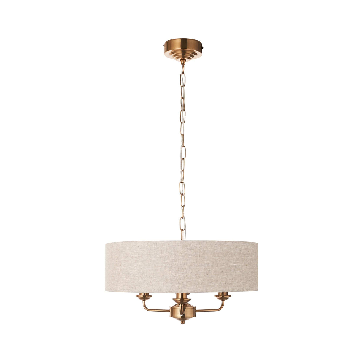 Bodhi Lighting Highclaire 3 Pendant Vintage Brass House of Isabella UK