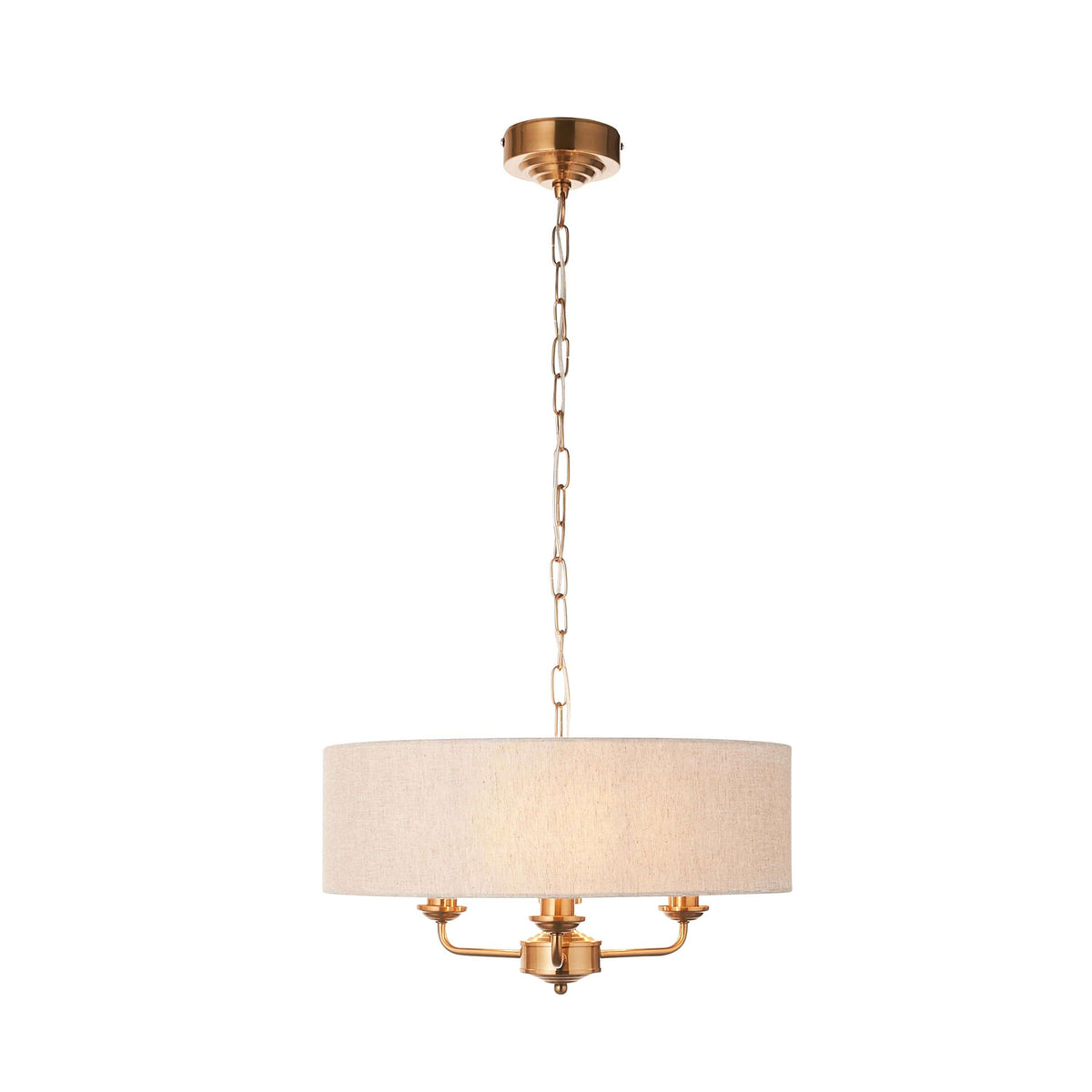 Bodhi Lighting Highclaire 3 Pendant Vintage Brass House of Isabella UK