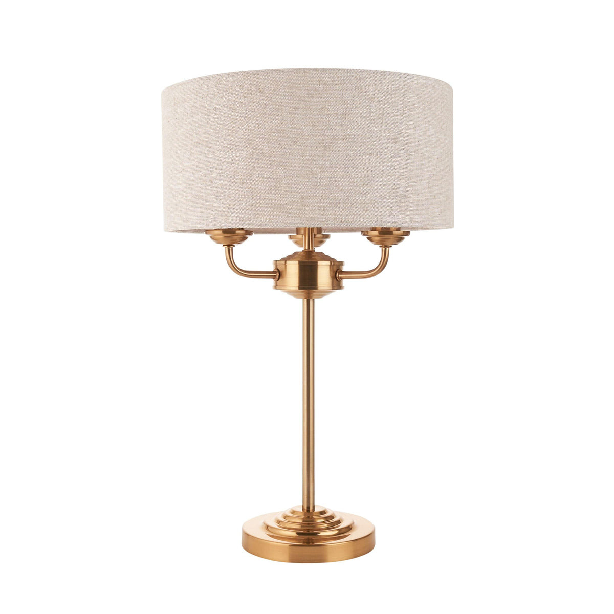 Bodhi Lighting Highclaire 3 Table Lamp Vintage Brass House of Isabella UK