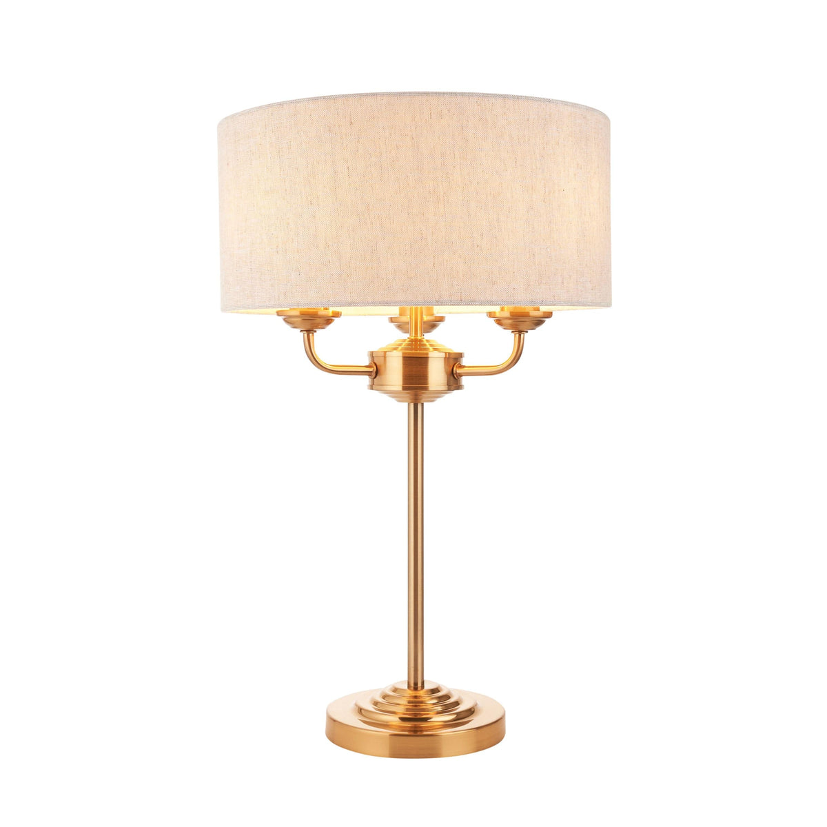 Bodhi Lighting Highclaire 3 Table Lamp Vintage Brass House of Isabella UK