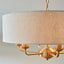 Bodhi Lighting Highclaire 6 Pendant Vintage Brass House of Isabella UK