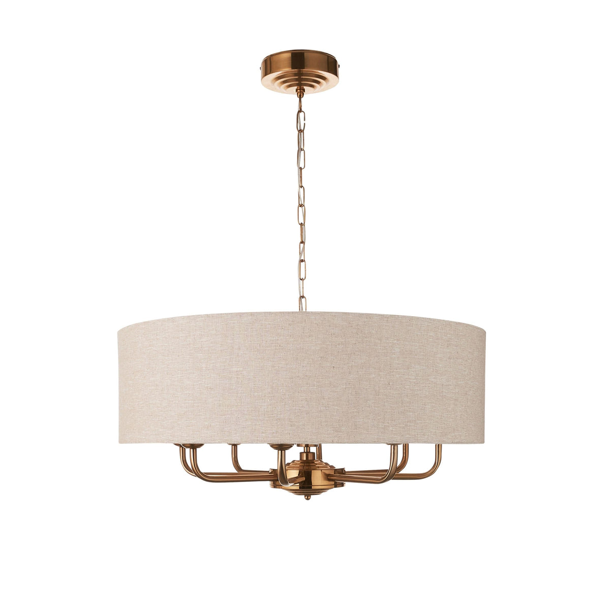Bodhi Lighting Highclaire 8 Pendant Light Vintage Brass House of Isabella UK