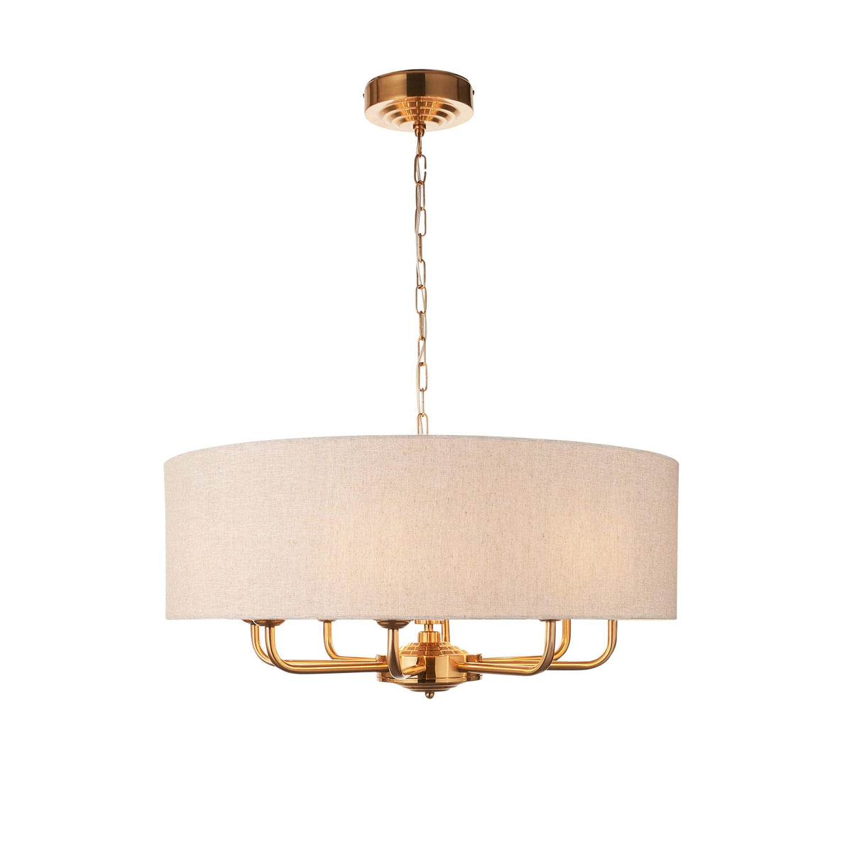 Bodhi Lighting Highclaire 8 Pendant Light Vintage Brass House of Isabella UK