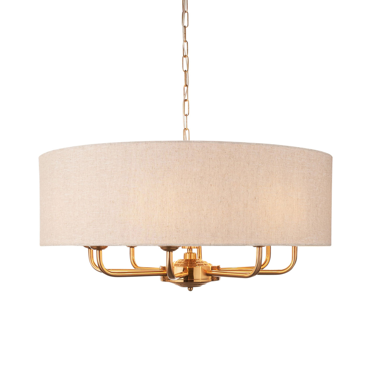 Bodhi Lighting Highclaire 8 Pendant Light Vintage Brass House of Isabella UK