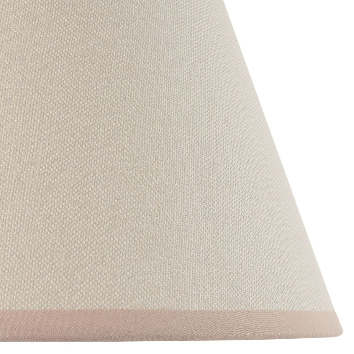 Bodhi Lighting Ivy Shade Almond White Fabric 25cm House of Isabella UK