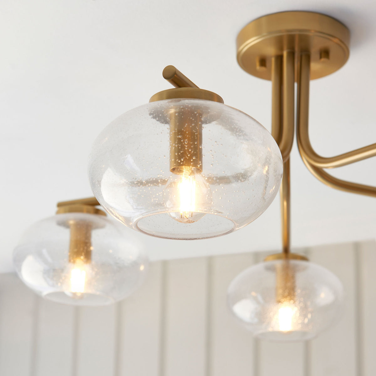Bodhi Lighting Jacob 5 Ceiling Light Warm Brass House of Isabella UK