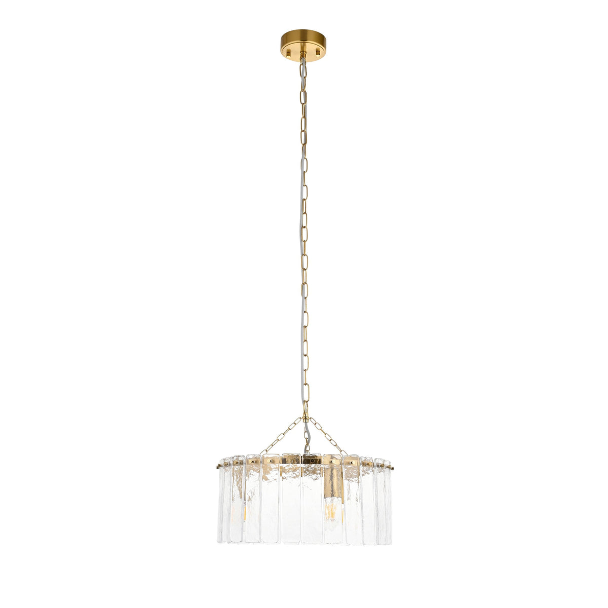 Bodhi Lighting Karine 3 Pendant Light Brushed Aged Brass House of Isabella UK