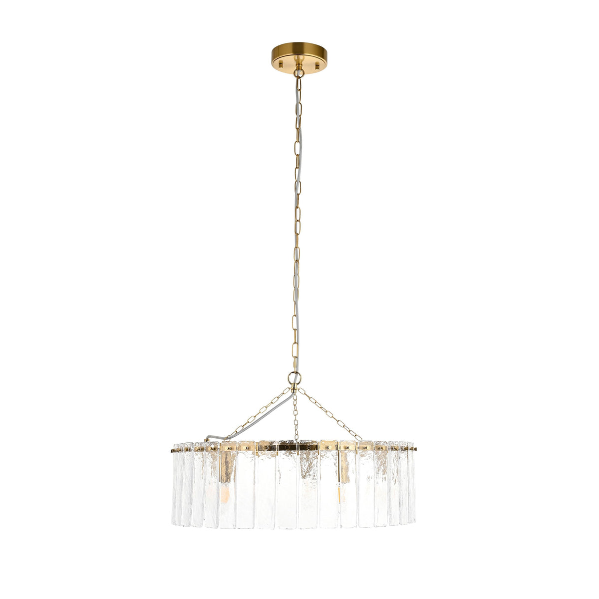 Bodhi Lighting Karine 5 Pendant Light Brushed Aged Brass House of Isabella UK
