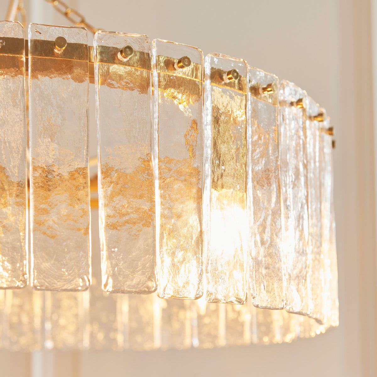 Bodhi Lighting Karine 5 Pendant Light Brushed Aged Brass House of Isabella UK