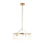 Bodhi Lighting Karine 5 Pendant Light Brushed Aged Brass House of Isabella UK