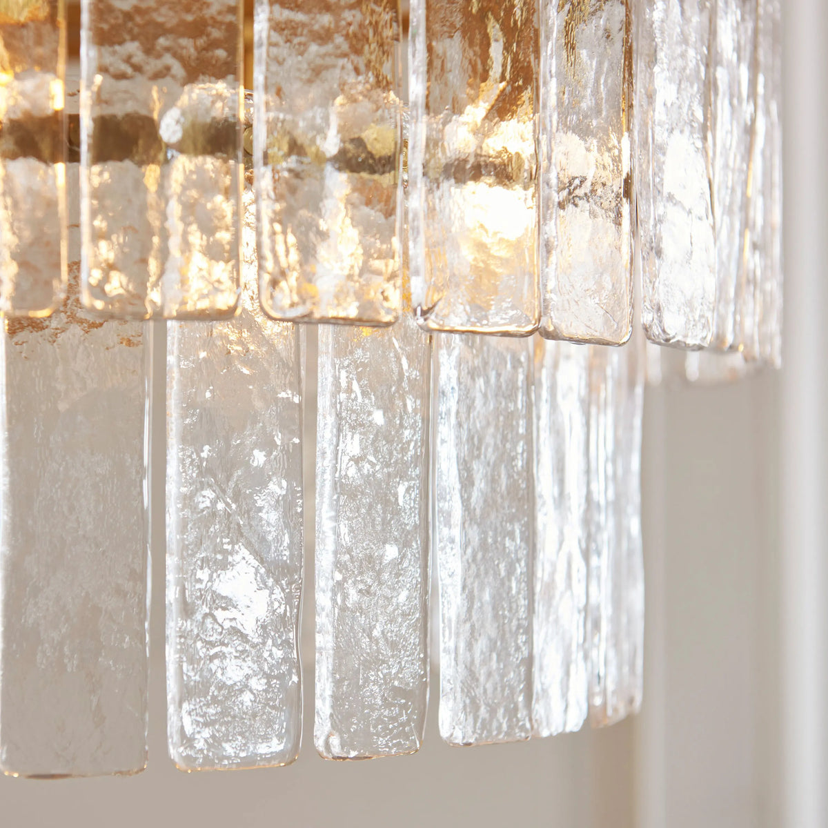 Bodhi Lighting Karine 5 Tiered Pendant Light Brushed Aged Brass House of Isabella UK