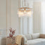 Bodhi Lighting Karine 5 Tiered Pendant Light Brushed Aged Brass House of Isabella UK