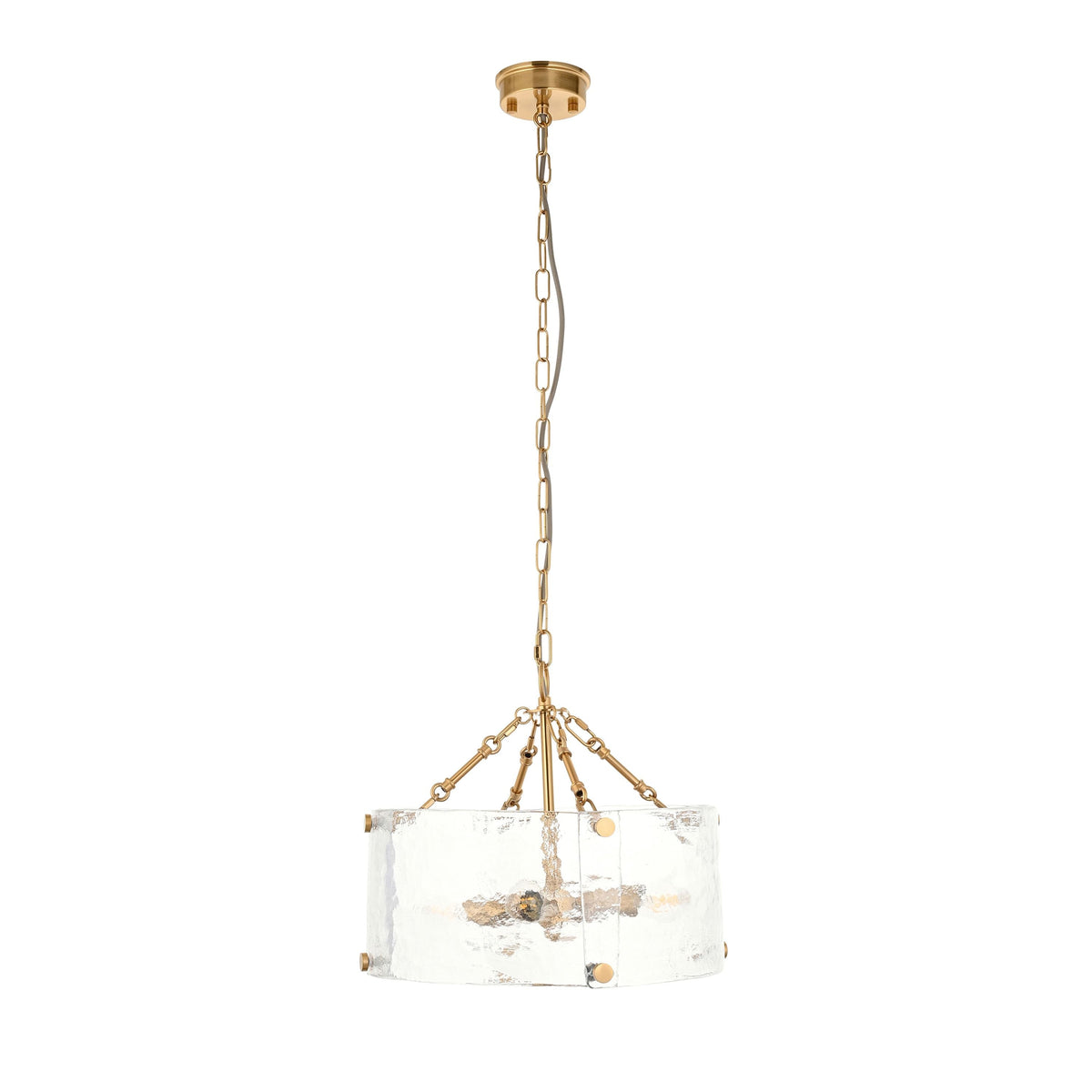 Bodhi Lighting Keller 4 Pendant Light Brushed Aged Brass House of Isabella UK