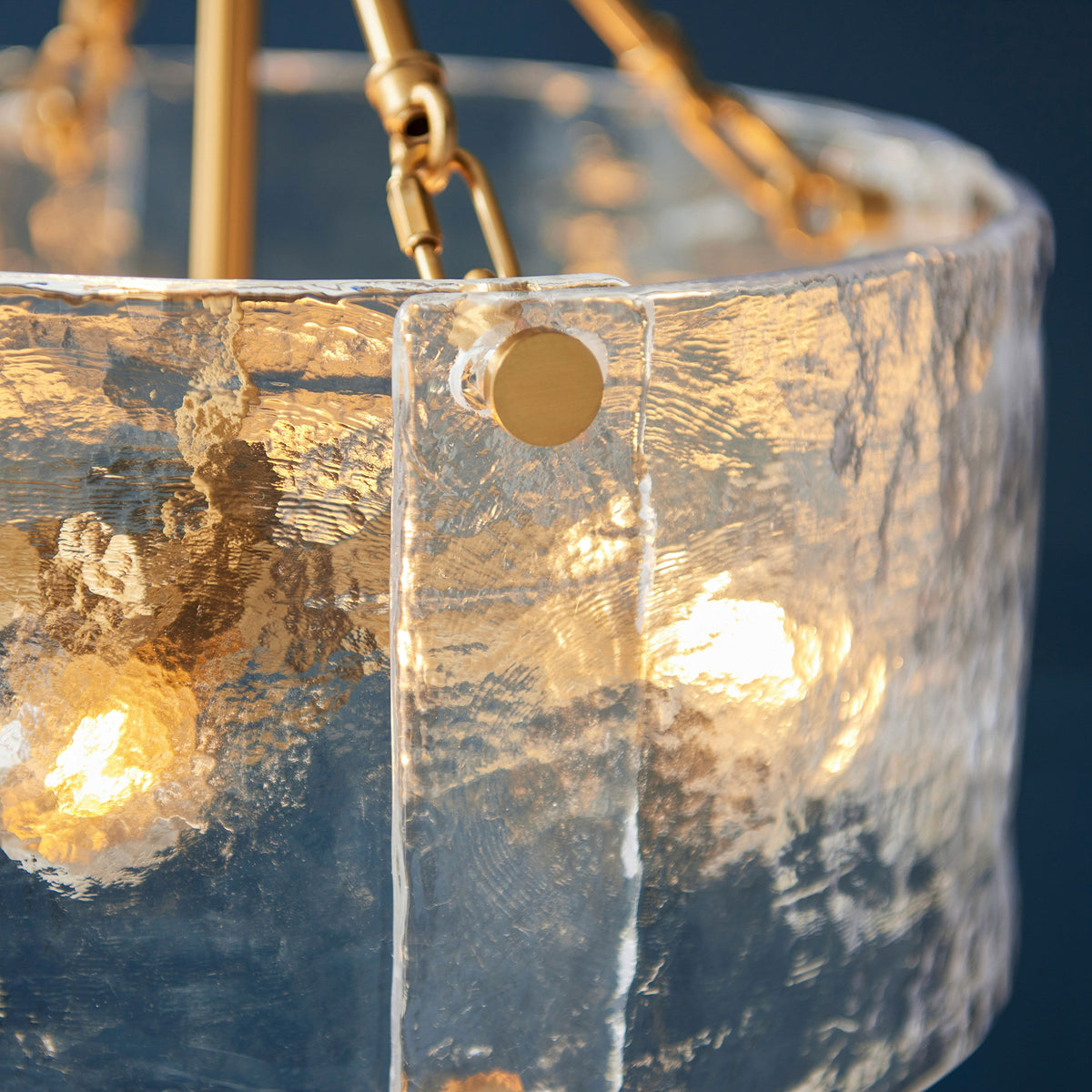 Bodhi Lighting Keller 4 Pendant Light Brushed Aged Brass House of Isabella UK