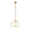 Bodhi Lighting Keller 4 Pendant Light Brushed Aged Brass House of Isabella UK