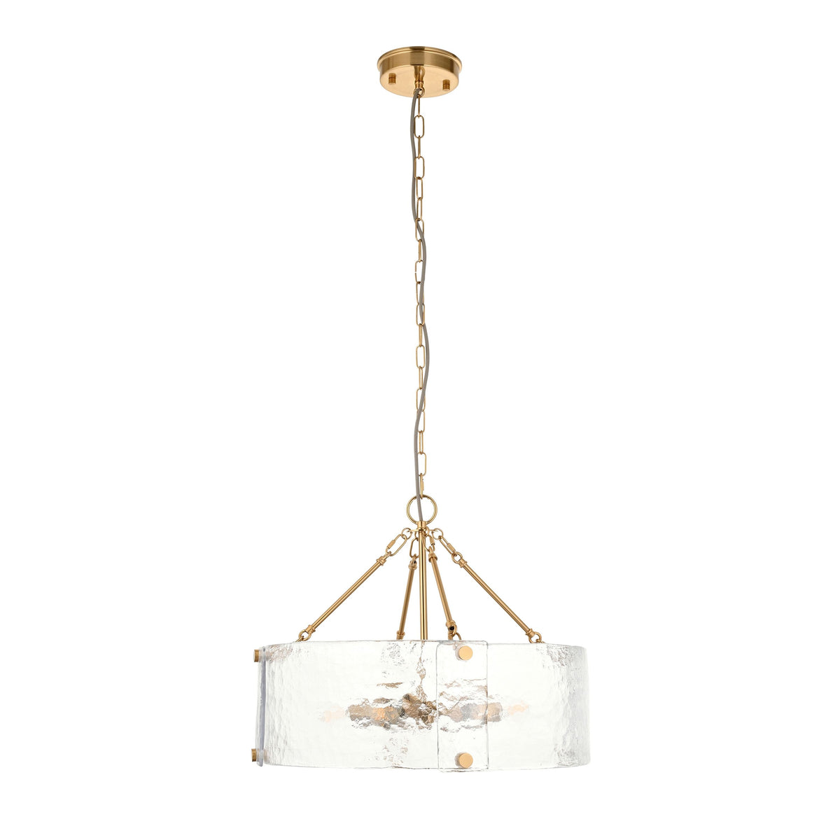 Bodhi Lighting Keller 6 Pendant Light Brushed Aged Brass House of Isabella UK