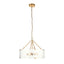 Bodhi Lighting Keller 6 Pendant Light Brushed Aged Brass House of Isabella UK