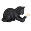 Kitten Table Lamp Black.