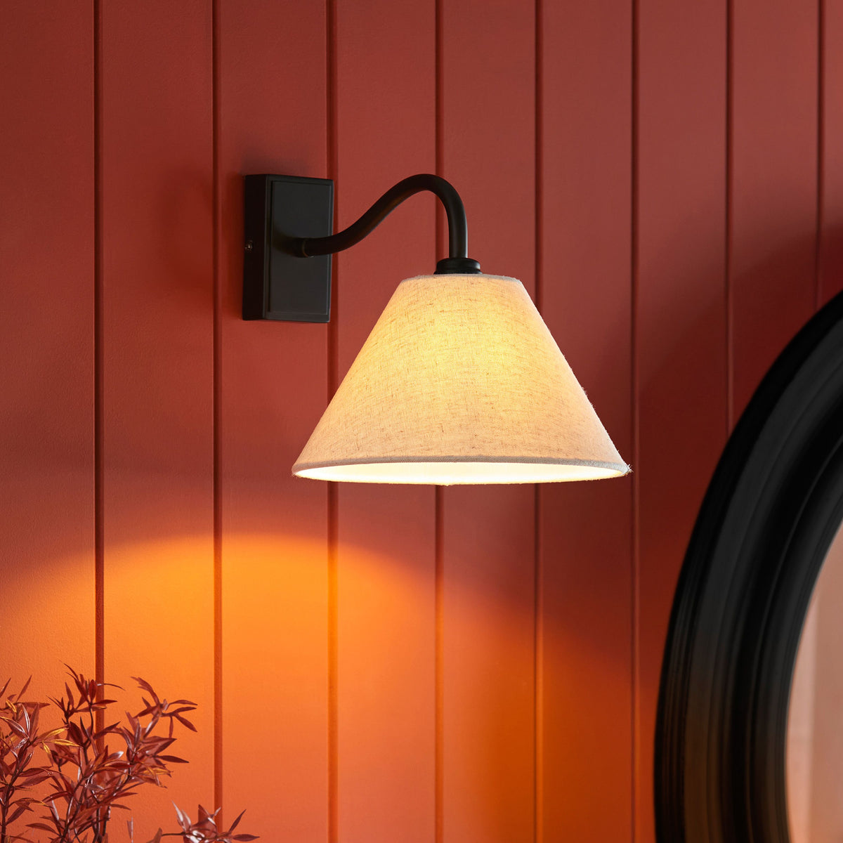 Bodhi Lighting Knole Wall Light Matt Black House of Isabella UK